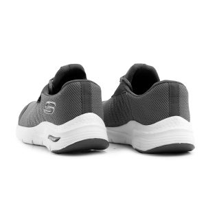 کفش ورزشی Skechers مردانه طوسی بندی مدل 42674