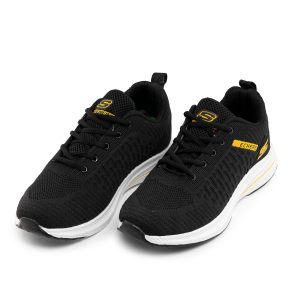 کفش اسپرت Skechers مردانه مشکی بند دار مدل 44020