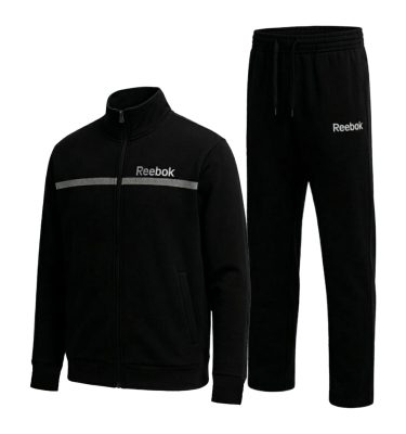 ست مردانه سویشرت و شلوار Reebok مشکی مدل 49615