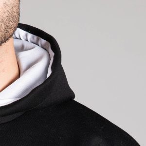 هودی مردانه کلاه دار مشکی طرح دار Balenciaga مدل 48904