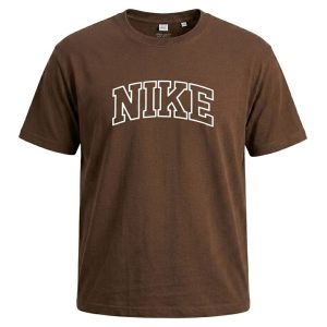 تیشرت Nike یقه گرد مردانه باکسی نخ پنبه طرح دار مدل 50110