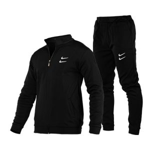 ست سویشرت و شلوار مردانه آستین بلند مشکی Nike مدل 42336