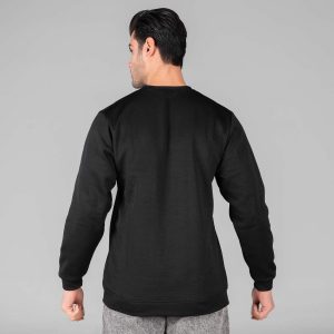 بلوز دورس مردانه یقه گرد مشکی طرح دار Balenciaga مدل 49000
