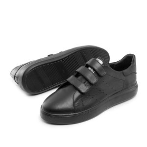 کفش روزمره مردانه Adidas چرم مصنوعی مشکی مدل46477