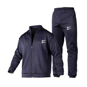 ست مردانه سویشرت و شلوار سرمه ای Nike مدل 48764