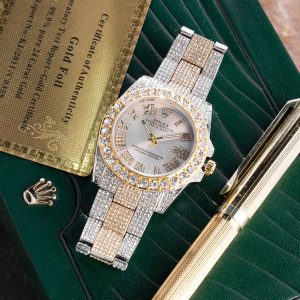 ساعت مچی عقربه ای زنانه Rolex مدل 45022