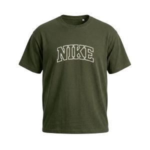 تیشرت Nike یقه گرد مردانه باکسی نخ پنبه طرح دار مدل 50105