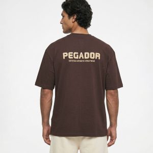 تیشرت Pegador یقه گرد مردانه باکسی دورس پنبه طرح دار مدل 50119