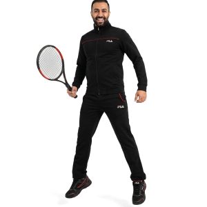 ست مردانه سویشرت و شلوار Fila مشکی مدل 49612