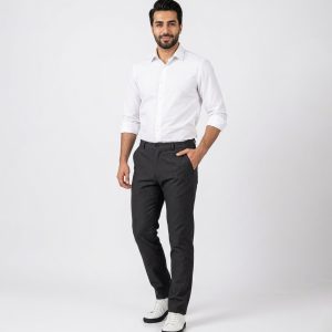 شلوار پارچه ای راسته مردانه مدل 49360