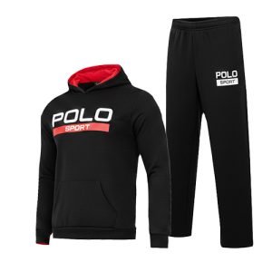 ست مردانه هودی و شلوار Polo طرح دار مدل 49381